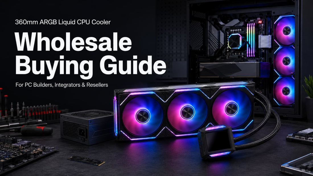 360mm ARGB liquid CPU cooler with screen buying guide for PC builders