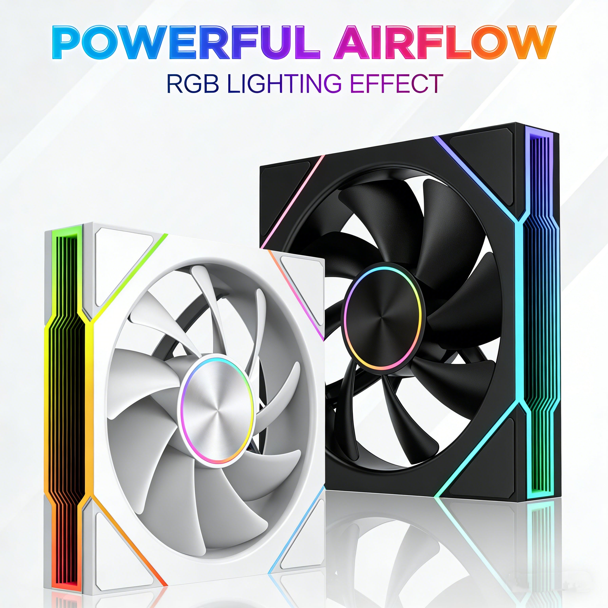 HotBell 120mm ARGB PWM Computer Building Fan