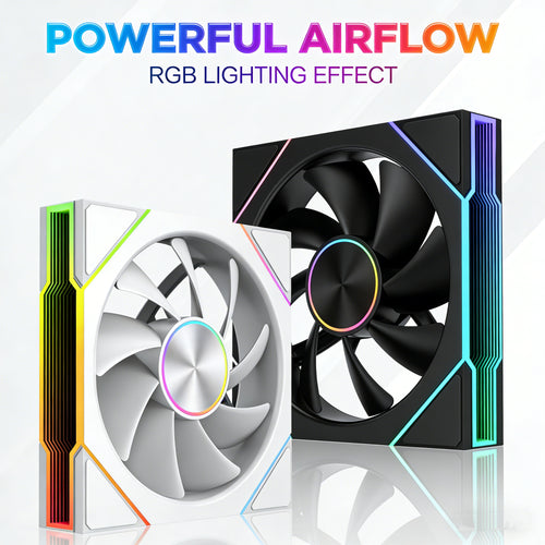 HotBell 120mm ARGB PWM Computer Building Fan