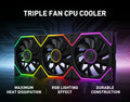 HotBell Triple 120mm ARGB PWM Cooling Fan Kit