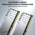 DDR5 64GB 6400MHz RAM Kit (32GB x 2)