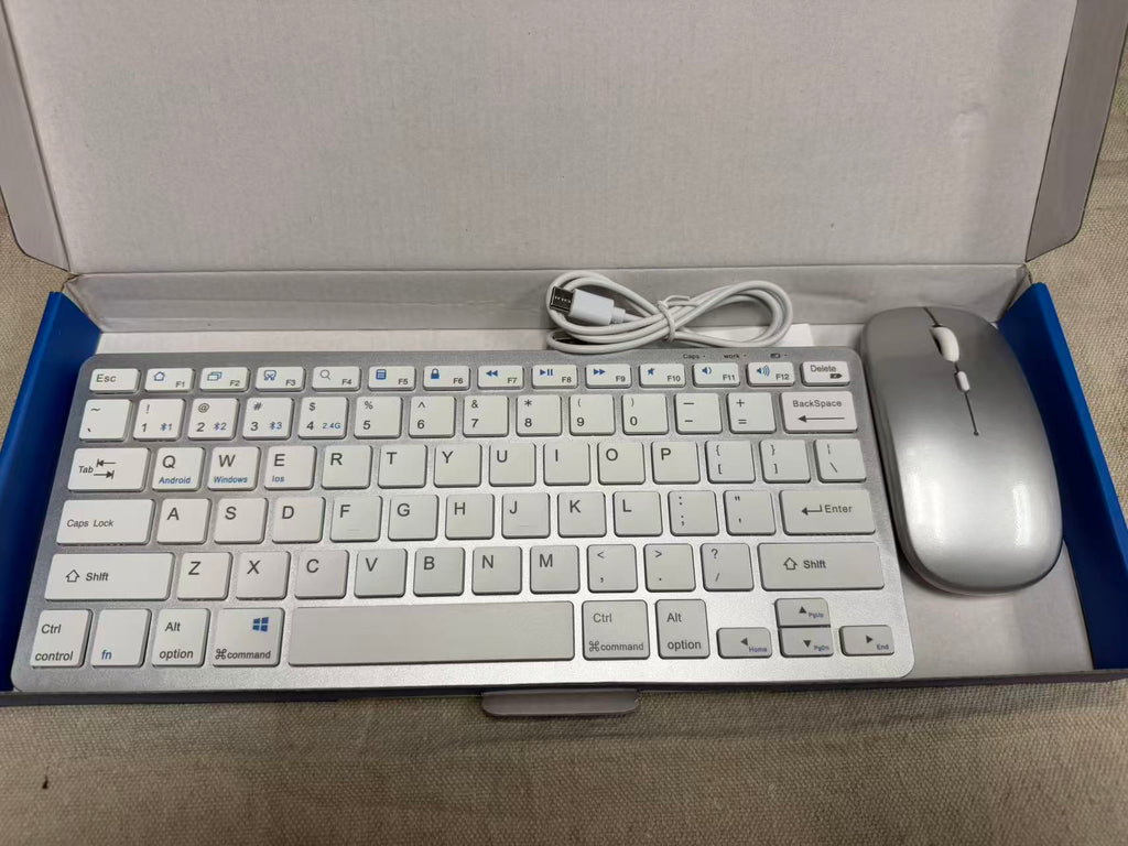 HotBell Wireless Keyboard & Mouse Combo with Bluetooth + 2.4G