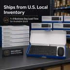 Hotbell Wireless keyboard and mouse combo in packaging with warehouse background