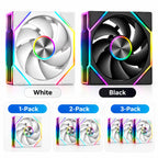 HotBell 120mm ARGB PWM Reverse Blade PC Case Fan