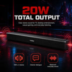 HotBell HBLS490 20W stereo soundbar with cleaner dialogue and balanced everyday audio