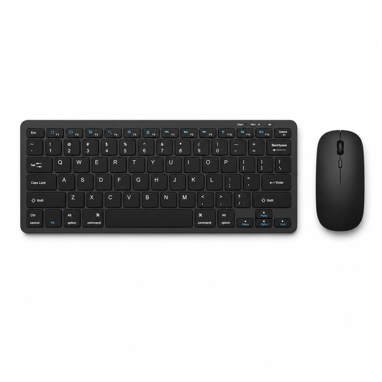 HotBell Wireless Keyboard & Mouse Combo, Bluetooth + 2.4G, for Office