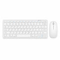 HotBell Wireless Keyboard & Mouse Combo, Bluetooth + 2.4G, for Office