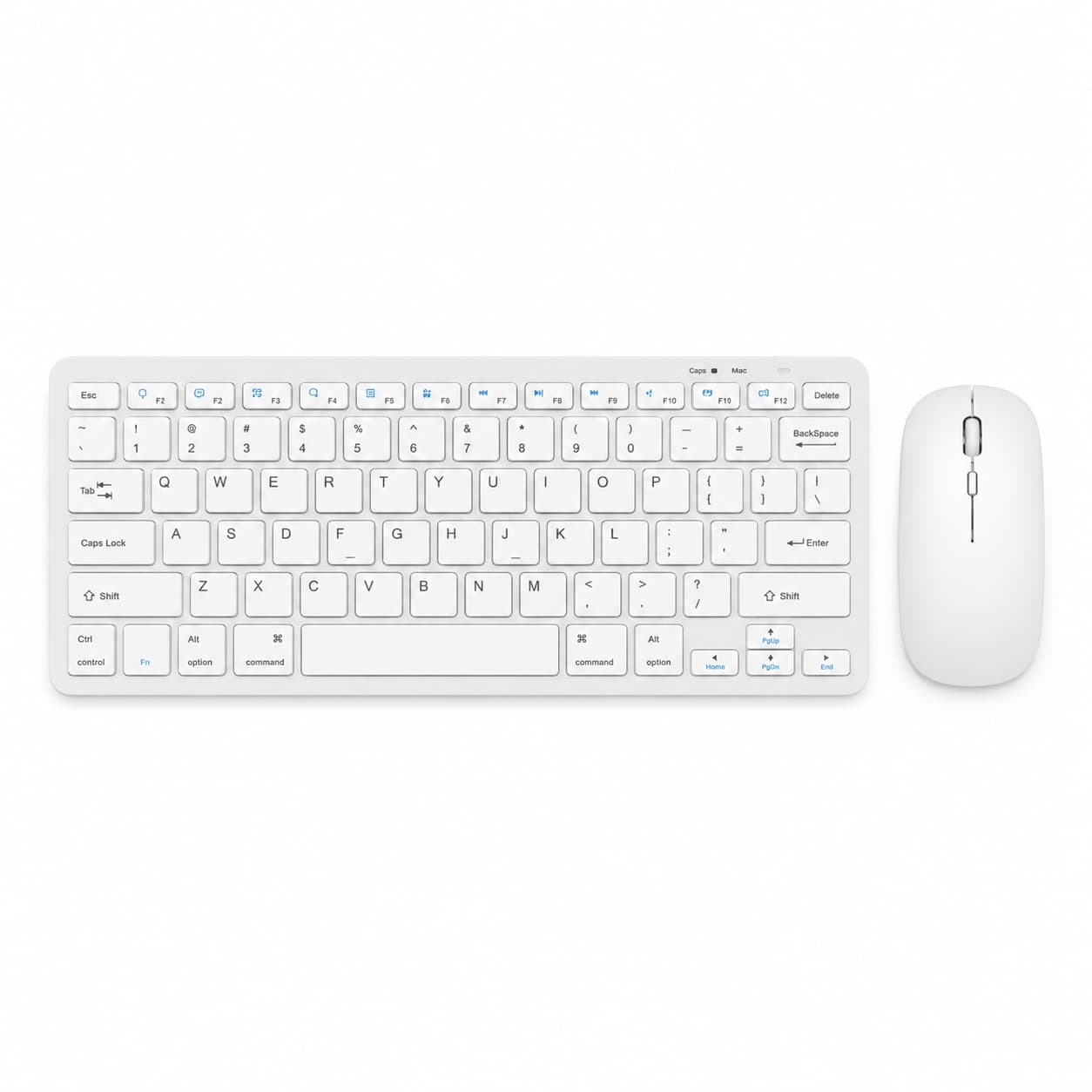 HotBell Wireless Keyboard & Mouse Combo, Bluetooth + 2.4G, for Office