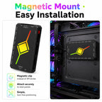 HotBell RGB CPU air cooler with mounting hardware for Intel LGA1851, 1700, 1200, 115X and AMD AM5 and AM4 sockets.