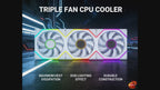 HotBell Triple 120mm ARGB PWM Cooling Fan Kit