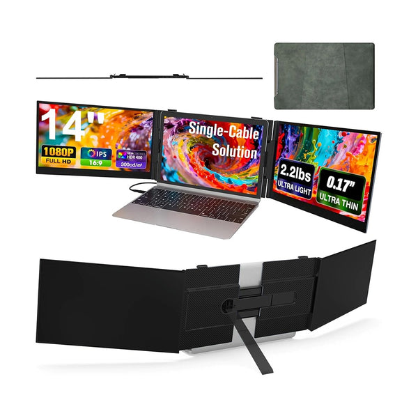 HotBell S8 Ultra Triple-Screen Laptop Extender